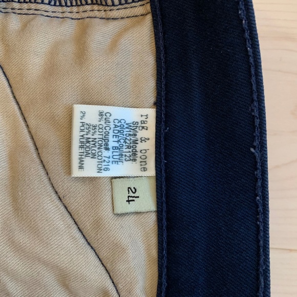 Rag & Bone/JEAN Mid Rise Legging Zipper - Picture 3 of 4